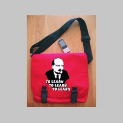 Lenin To Learn, To Learn, To learn  červená taška cez plece